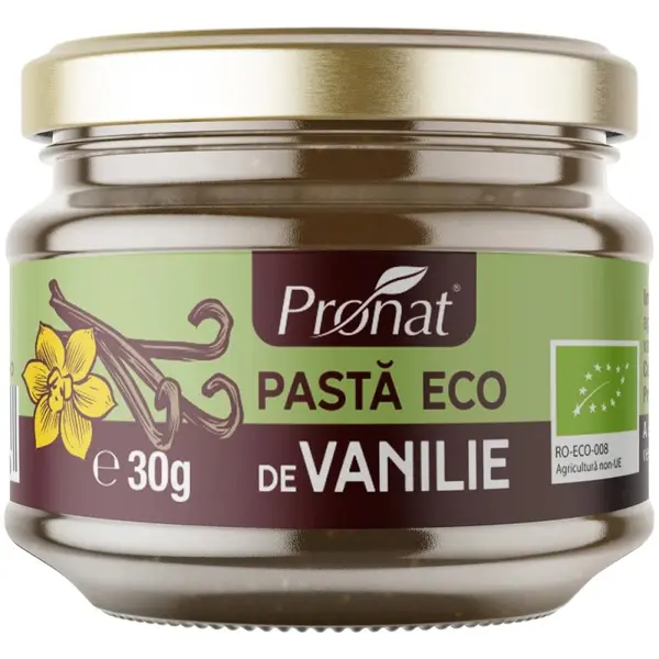 Pasta de Vanilie Pronat, Bio, 30 g