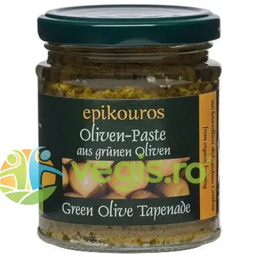 Pasta din Masline Verzi Tapenade Ecologica/Bio 190g