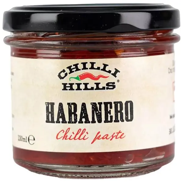 Pastă fierbinte de habanero, 130 ml, Chilli Hills