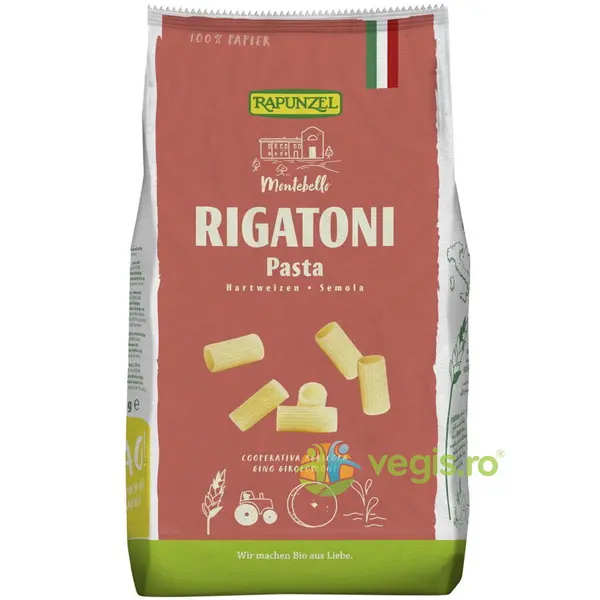 Paste Rigatoni Semola Ecologice/Bio 500g