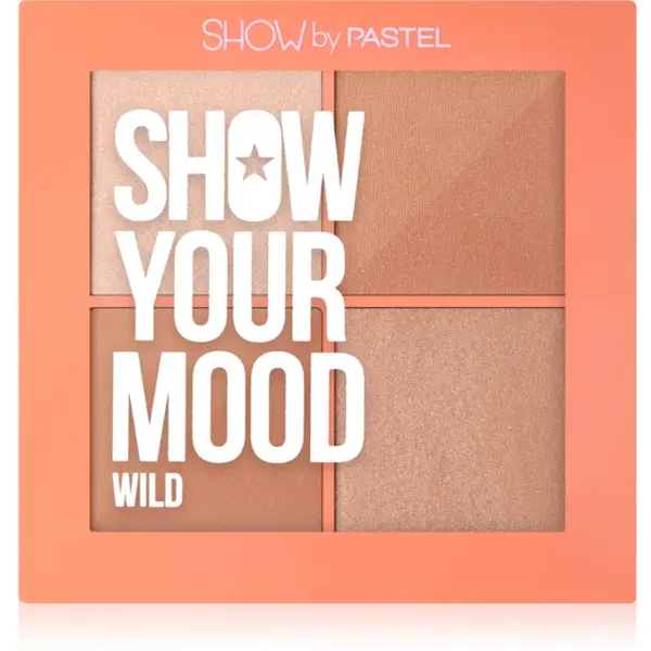 Pastel Show Your Mood paleta fard de obraz culoare Wild 4x4.3 g