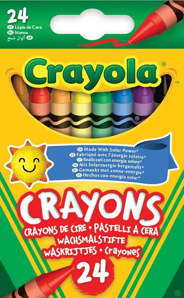 Pasteluri cerate Crayola - 24 culori