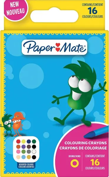Pasteluri Paper Mate Kids - 16 culori