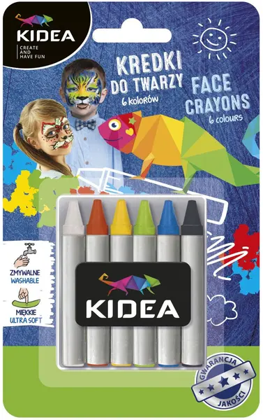 Pasteluri pentru față Kidea - 6 culori