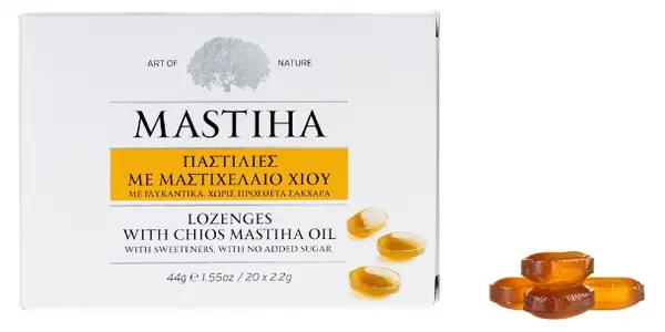 Pastile cu ulei de mastic, 20 bucăți, Mastiha