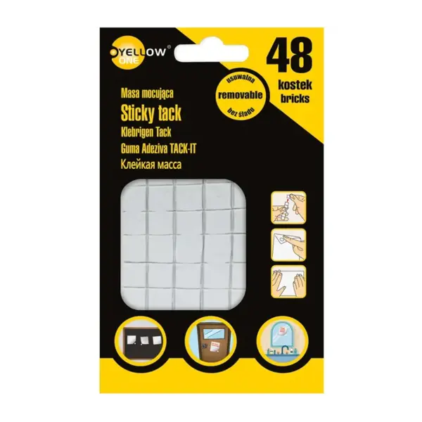 Pastile gumate adezive 48 bucati set