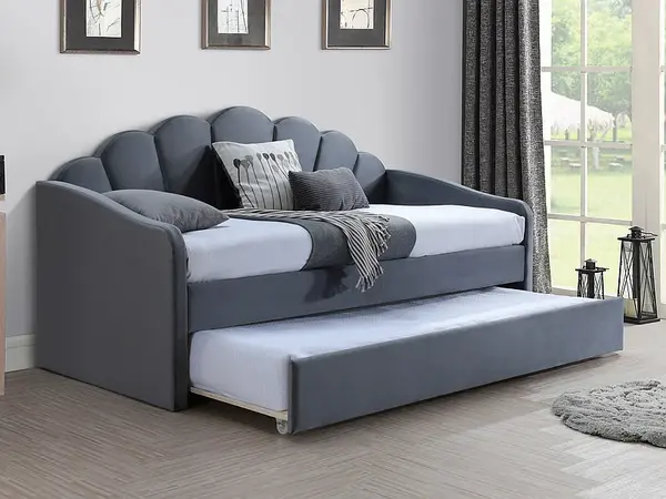 Pat BELLANA VELVET 90 x 200 CM - Grey