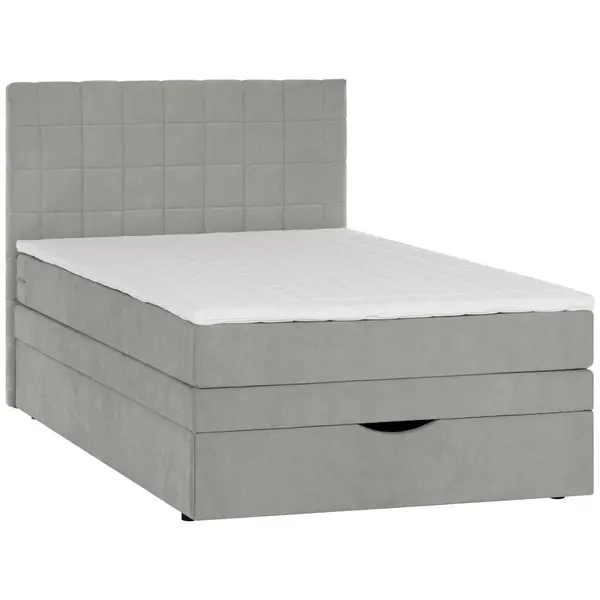 Pat Boxspring, 120/200 cm, gri