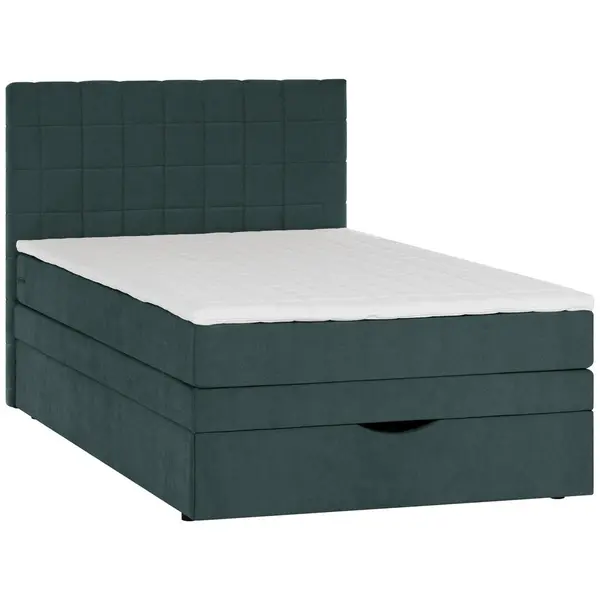 Pat Boxspring, 120/200 cm, turcoaz