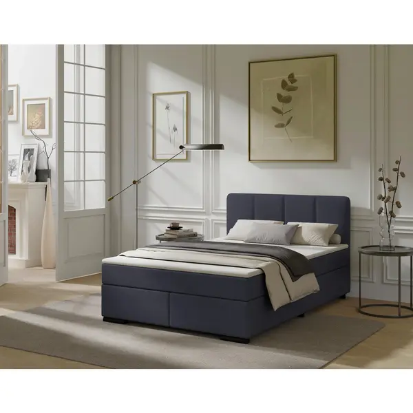 Pat Boxspring, 120/220 cm, antracit