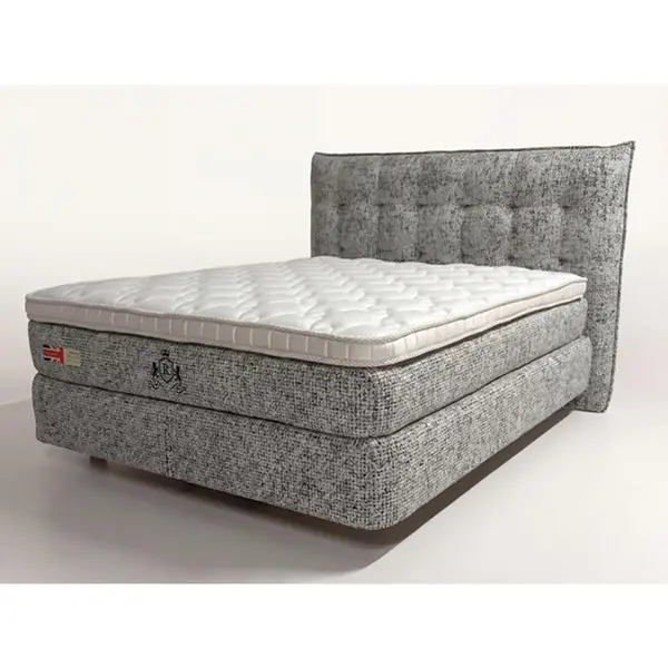 Pat Boxspring, 180/200 cm, gri