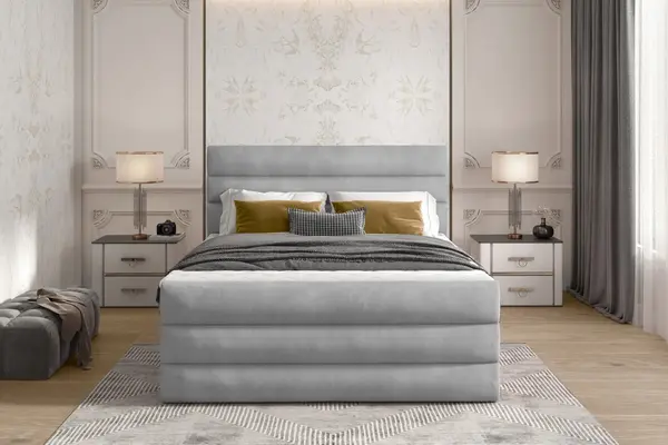 Pat boxspring Cande 140x200 cm Monolith 84