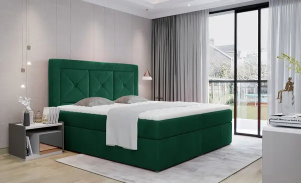 Pat boxspring Idris 160x200 cm Monolith 37