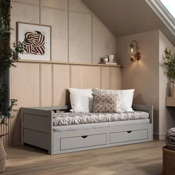 Pat Extensibil, 200/90 cm, taupe