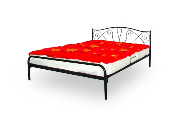 Pat matrimonial metalic Adela E 140 x 200 screp argintiu