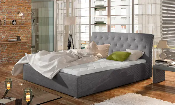 Pat Milano 180x200 cm Sawana 21 cu somiera de lemn