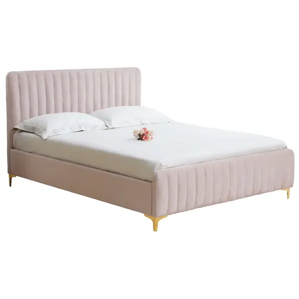 Pat NAVYSA PINK/GOLD 140/160/180 x 200 CM - 160x200cm