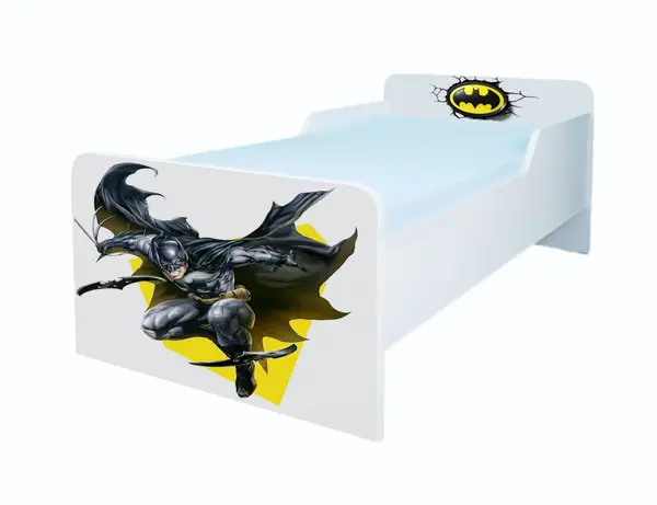 Pat pentru copii Batman, 2-8 ani, 140x70 cm