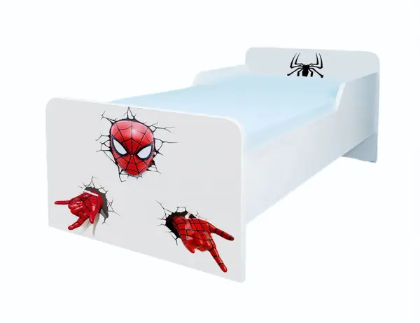 Pat pentru copii Spider Man, 2-12 ani, 160x80 cm