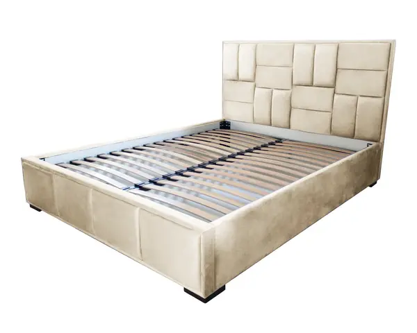 Pat tapitat Mozaic 160 x 200 stofa crem M02