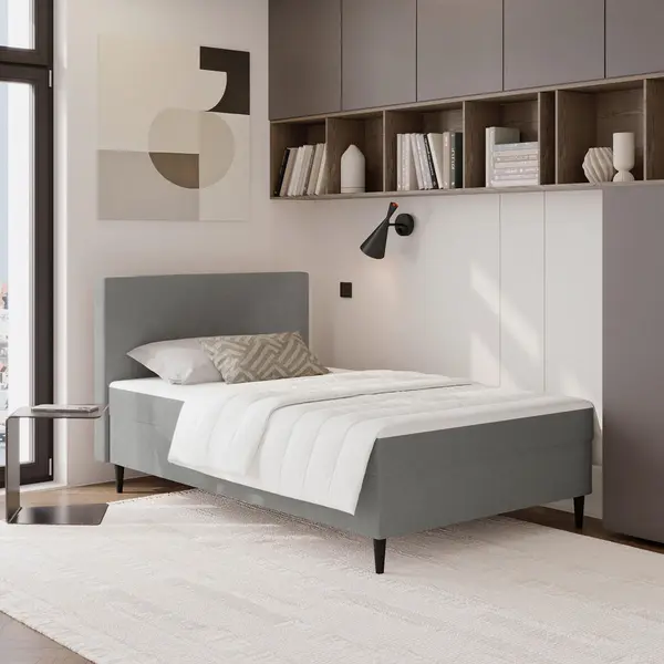 Pat Tip Boxspring, 120/200 cm, grafit