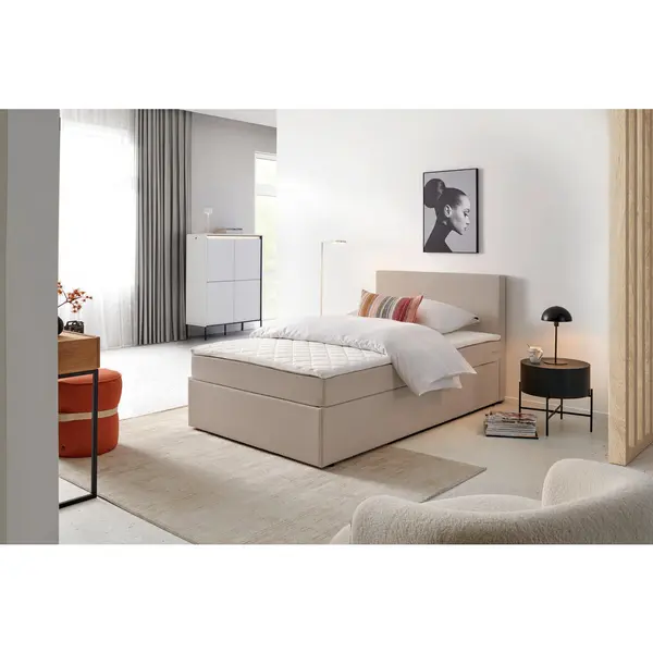 Pat Tip Boxspring, 120/200 cm, nisipiu