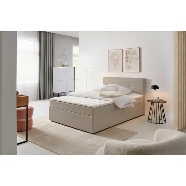 Pat Tip Boxspring, 120/200 cm, nisipiu