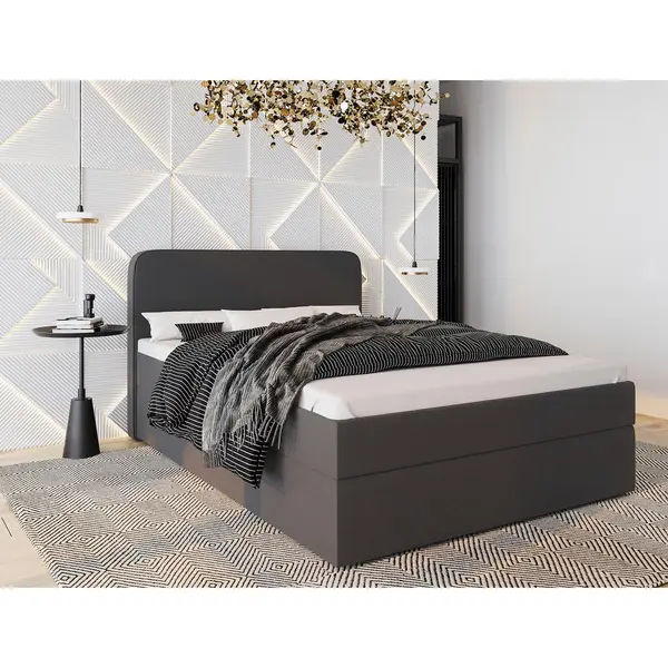 Pat Tip Boxspring, 140/200 cm, antracit