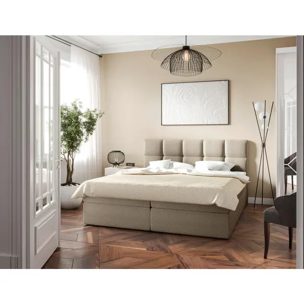 Pat Tip Boxspring, 140/200 cm, bej