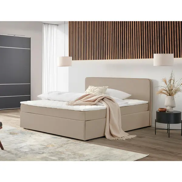 Pat Tip Boxspring, 180/200 cm, bej