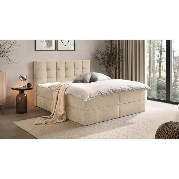 Pat Tip Boxspring, 180/200 cm, crem