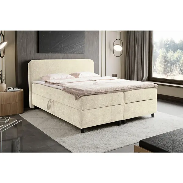 Pat Tip Boxspring, 180/200 cm, crem