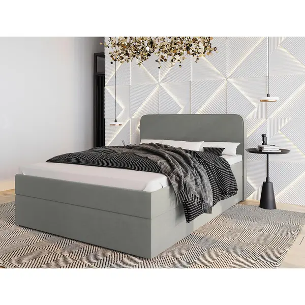 Pat Tip Boxspring, 180/200 cm, gri