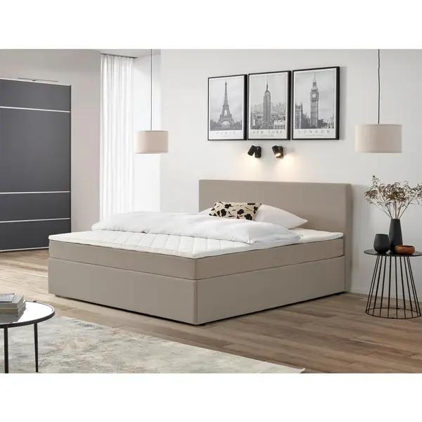 Pat Tip Boxspring, 200/200 cm, nisipiu