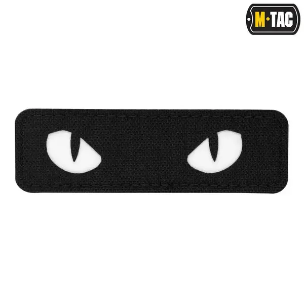 Patch Cat Eyes fosforescent M-TAC - NEGRU