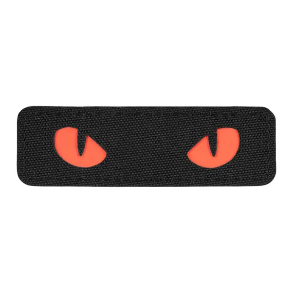 Patch Cat Eyes fosforescent M-TAC - NEGRU-ROSU