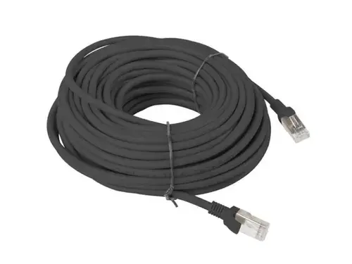 Patch cord Cat.6 UTP 20 m, Negru