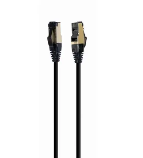 Patch Cord Gembird PP8-LSZHCU-BK-1M, S/FTP, Cat.8, 1m, Negru