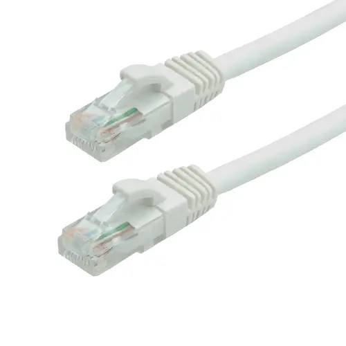 Patch cord UTP Cat6 Gigabit, 1.0 m, alb, halogen free, ASYTECH Networking TSY-PC-UTP6-1M-W