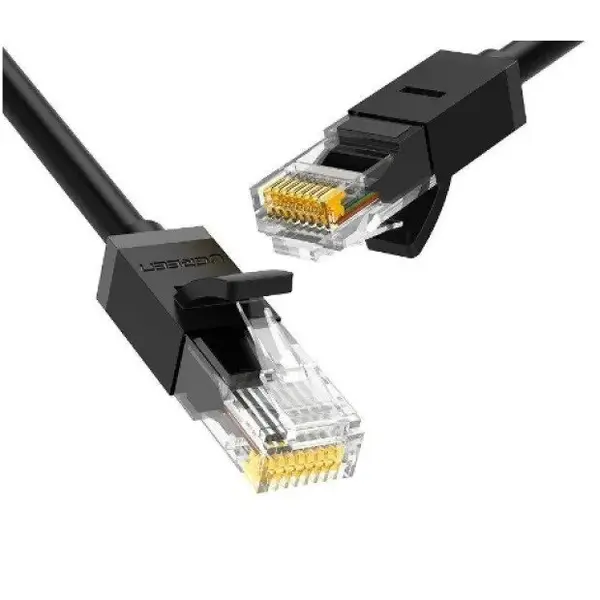 PATCH CORD UTP Ugreen Cat6, "NW102" fire din cupru, vitezamaxima 1 Gbps, 15m, negru "20165"