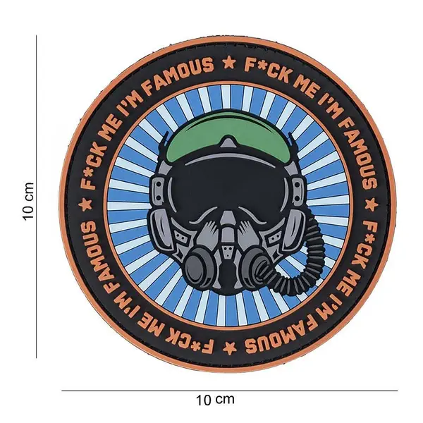 Patch Famous Pilot 3D PVC 101INC - Default Title