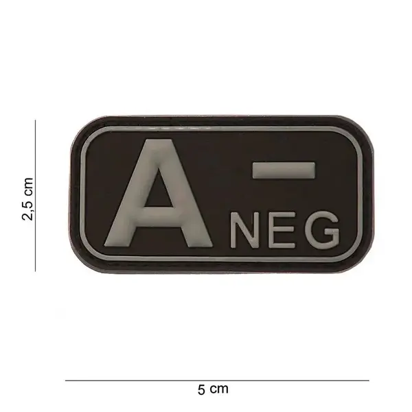 Patch grupa sanguina A-negativ PVC - Default Title