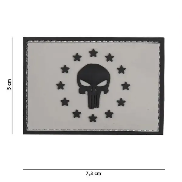 Patch Punisher Drapel EU velcro 3D - GRI