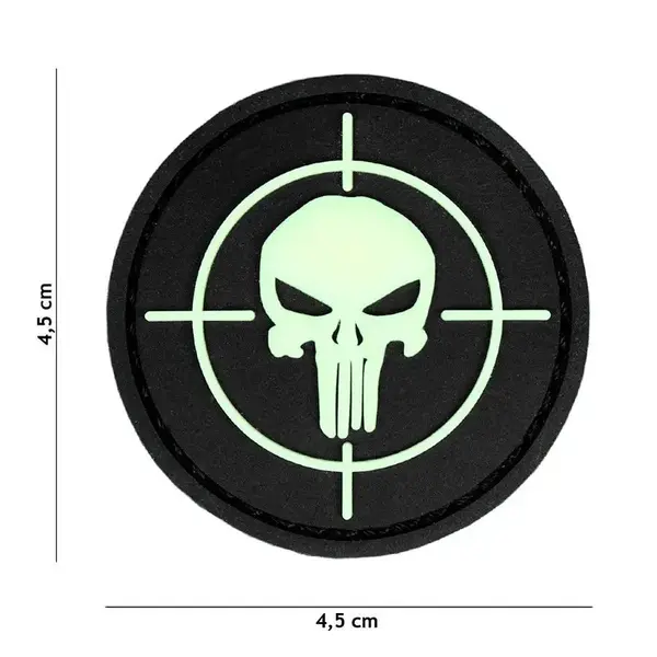 Patch Punisher Sight fosforescent - Default Title