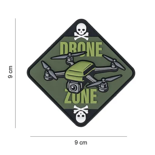 Patch PVC 3D Drone Zone Skull & Bones - Default Title