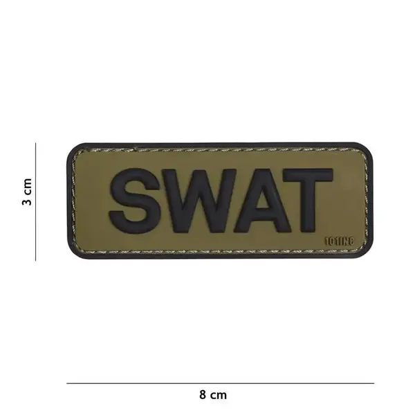 Patch pvc SWAT verde - Default Title