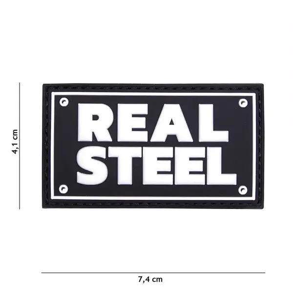 Patch REAL STEEL velcro PVC 101INC - Default Title