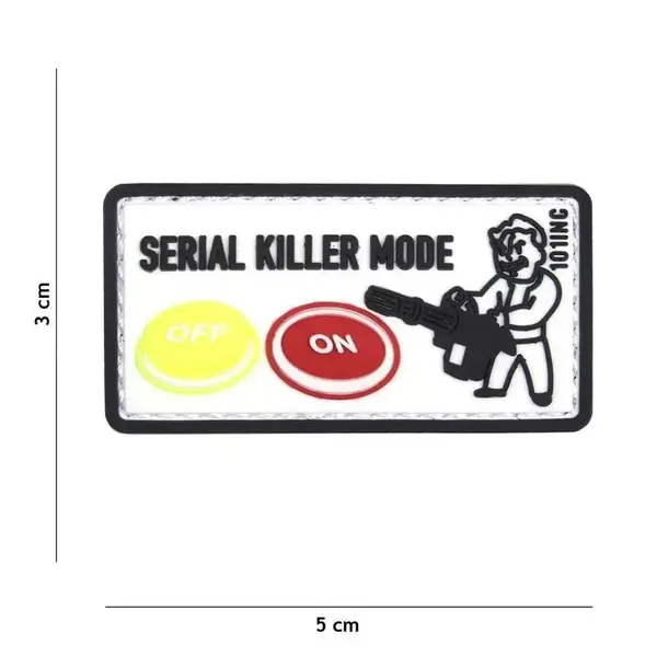Patch Serial Killer Mode velcro 3D - Default Title