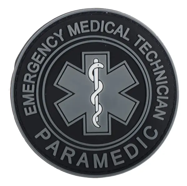 Patch velcro 3D Paramedic EMT - GLOW IN THE DARK