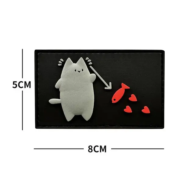 Patch Velcro Pisica Pescar - Default Title